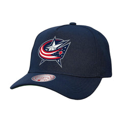 Columbus Blue Jackets Mitchell & Ness Core Team Ground Pro Adjustable Hat - Navy Hats
