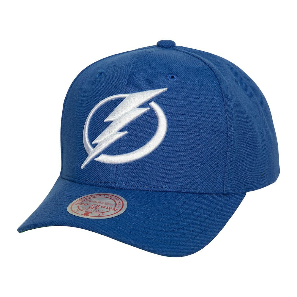 Tampa Bay Lightning Mitchell & Ness Core Team Ground Pro Adjustable Hat - Blue Hats
