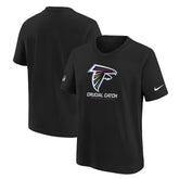 Atlanta Falcons Youth 2024 NFL Crucial Catch T-Shirt - Black discount