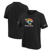 Jacksonville Jaguars Youth 2024 NFL Crucial Catch T-Shirt - Black for sale