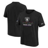 Las Vegas Raiders Youth 2024 NFL Crucial Catch T-Shirt - Black online