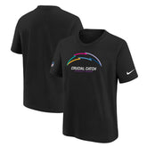Los Angeles Chargers Youth 2024 NFL Crucial Catch T-Shirt - Black discount