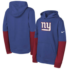 New York Giants Youth Club Pullover Hoodie - Royal sale