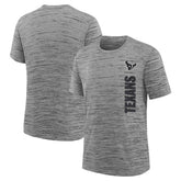 Houston Texans Youth Sideline Velocity Performance T-Shirt - Heather Charcoal online