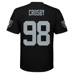 Maxx Crosby Las Vegas Raiders Youth Replica Player Jersey - Black on sale