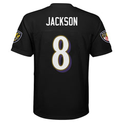 Lamar Jackson Baltimore Ravens Preschool Replica Player Jersey - Black cheap