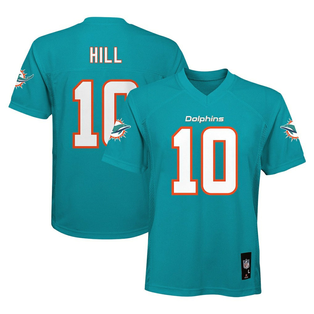 Tyreek Hill Miami Dolphins Preschool Replica Player Jersey - Aqua sale