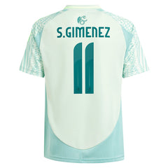 Santiago Giménez Mexico National Team Youth 2024 Away Replica Player Jersey - Green sale