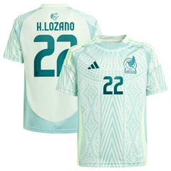 Hirving Lozano Mexico National Team Youth 2024 Away Replica Player Jersey - Green shop