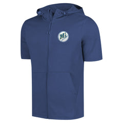Seattle Mariners Levelwear Recruit Short Sleeve Full-Zip Hoodie Royal
