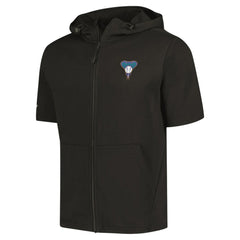 Arizona Diamondbacks Levelwear Recruit Short Sleeve Full-Zip Hoodie Black