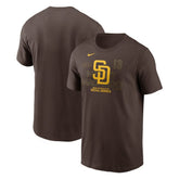 Manny Machado San Diego Padres 2024 MLB World Tour Seoul Series Player Name & Number Event Stack T-Shirt Brown