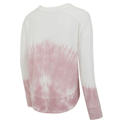 Seattle Kraken Concepts Sport Women's Orchard Tie-Dye Long Sleeve Top - Pink/White Tops