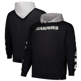 Las Vegas Raiders Big & Tall Patched Out Pullover Hoodie - Black sale