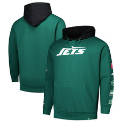 New York Jets Big & Tall Patched Out Pullover Hoodie - Green outlet
