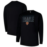 Chicago Bears Profile Big & Tall Pop Long Sleeve T-Shirt - Black outlet