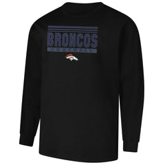 Denver Broncos Profile Big & Tall Pop Long Sleeve T-Shirt - Black online