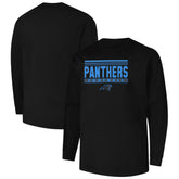 Carolina Panthers Profile Big & Tall Pop Long Sleeve T-Shirt - Black sale