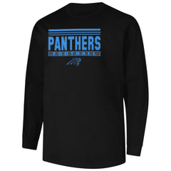Carolina Panthers Profile Big & Tall Pop Long Sleeve T-Shirt - Black sale