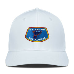 St. Louis Blues Levelwear Retro Skylight Rise Flex Hat - White Hats