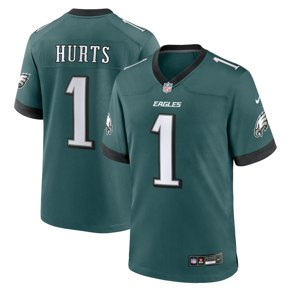 Jalen Hurts Philadelphia Eagles Team Game Jersey - Midnight Green cheap