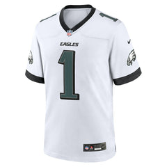 Jalen Hurts Philadelphia Eagles White Game Jersey - White on sale