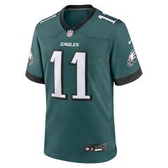 A.J. Brown Philadelphia Eagles Team Game Jersey - Midnight Green online