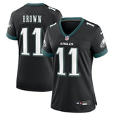 A.J. Brown Philadelphia Eagles Women's Alternate Game Jersey - Black sale