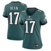 Nakobe Dean Philadelphia Eagles Women's Team Game Jersey - Midnight Green for sale