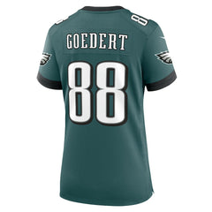 Dallas Goedert Philadelphia Eagles Women's Team Game Jersey - Midnight Green sale