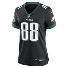 Dallas Goedert Philadelphia Eagles Women's Alternate Game Jersey - Black for sale