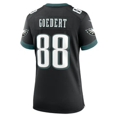 Dallas Goedert Philadelphia Eagles Women's Alternate Game Jersey - Black for sale