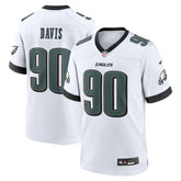 Jordan Davis Philadelphia Eagles White Game Jersey - White cheap