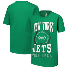 New York Jets Youth Stitched Up Retro Logo T-Shirt - Green discount