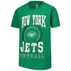 New York Jets Youth Stitched Up Retro Logo T-Shirt - Green discount
