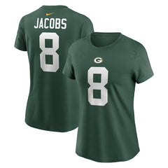 Josh Jacobs Green Bay Packers Women's Player Name & Number T-Shirt - Green online