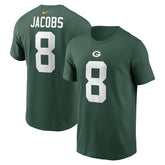Josh Jacobs Green Bay Packers Player Name & Number T-Shirt - Green sale