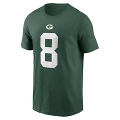 Josh Jacobs Green Bay Packers Player Name & Number T-Shirt - Green sale