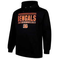 Cincinnati Bengals Big & Tall Pop Pullover Hoodie - Black on sale