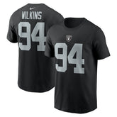 Christian Wilkins Las Vegas Raiders Player Name & Number T-Shirt - Black outlet