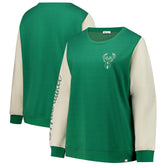 Milwaukee Bucks '47 Women's Plus Size Oversized Rise Andie Pullover Sweatshirt - Hunter Green outlet