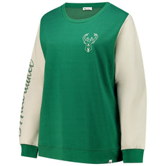 Milwaukee Bucks '47 Women's Plus Size Oversized Rise Andie Pullover Sweatshirt - Hunter Green outlet
