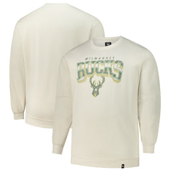 Milwaukee Bucks '47 Big & Tall Spotlight Headline Pullover Sweatshirt - Cream cheap