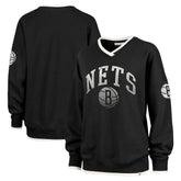 Brooklyn Nets '47 Women's Rise Wax Pack Daze '80s Oversize Pullover Sweatshirt - Black shop