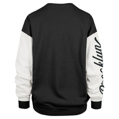 Brooklyn Nets '47 Women's Rise Andie Oversized Pullover Sweatshirt - Black online