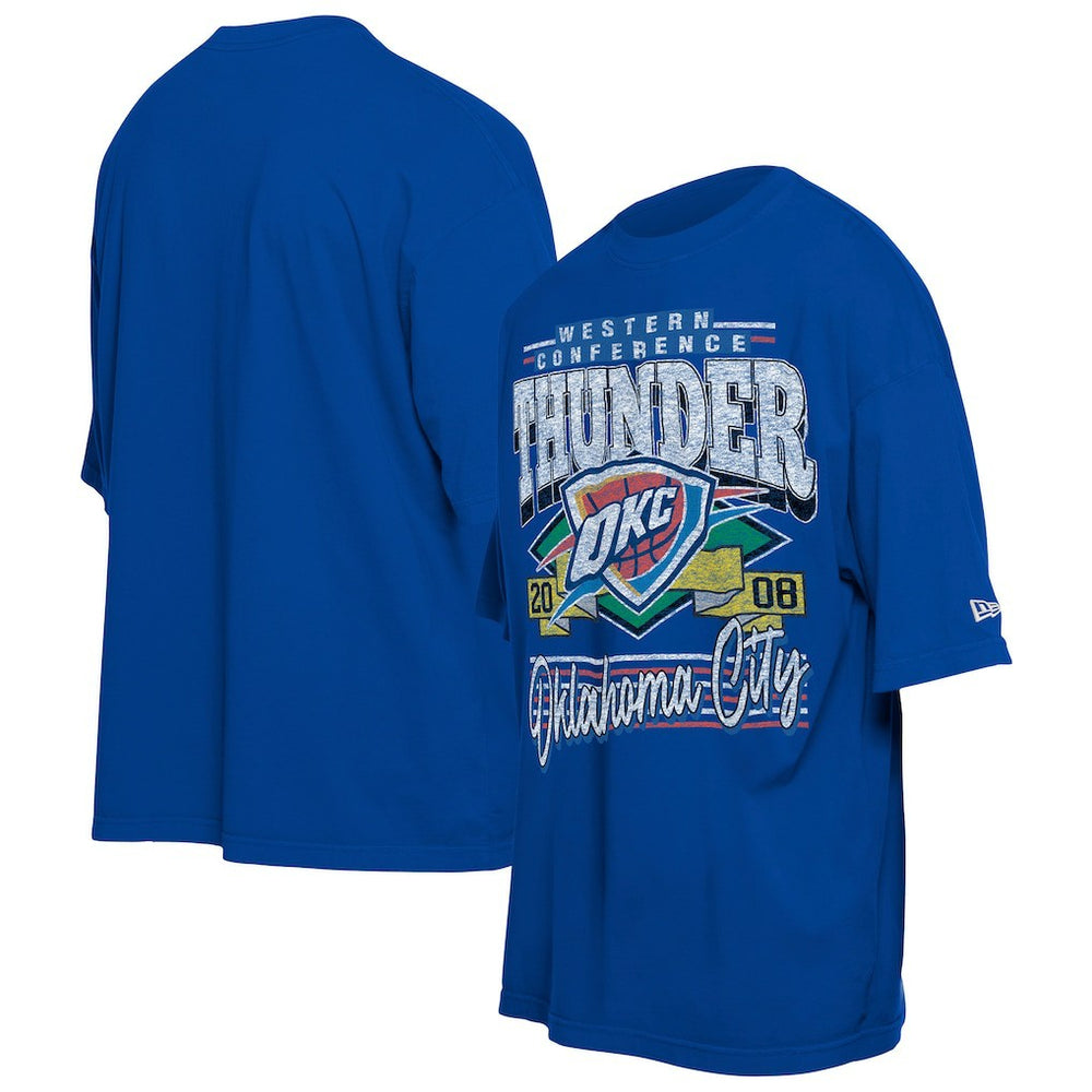 Oklahoma City Thunder Distressed Sport Classics T-Shirt - Blue outlet