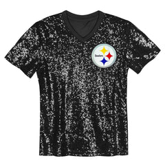 T.J. Watt Pittsburgh Steelers Women's Player Name & Number V-Neck Fashion Jersey - Black outlet