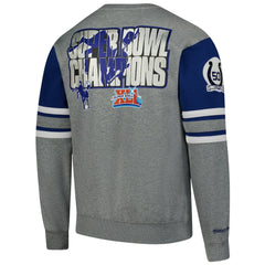 Indianapolis Colts All Over 4.0 Vintage Logo Pullover Sweatshirt - Heather Gray sale