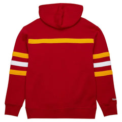 Kansas City Chiefs Vintage Logo Head Coach Fleece Pullover Hoodie - Red cheap