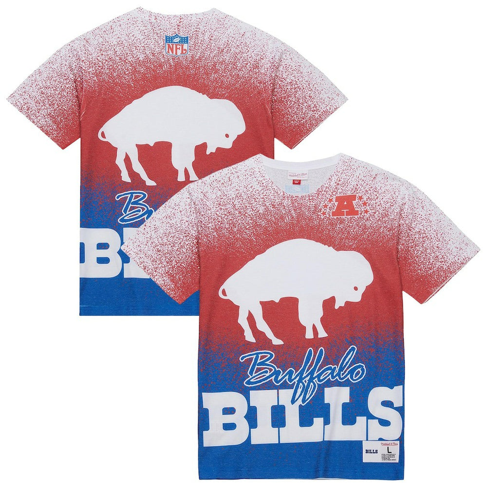Buffalo Bills Team Burst Vintage Logo T-Shirt - White cheap